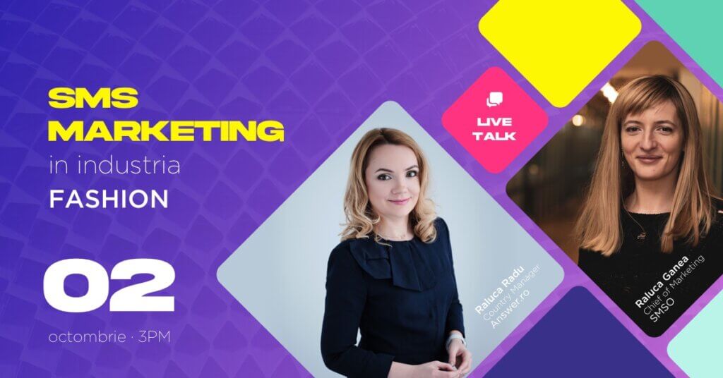 raluca ganea si raluca radu live talk despre SMS Marketing